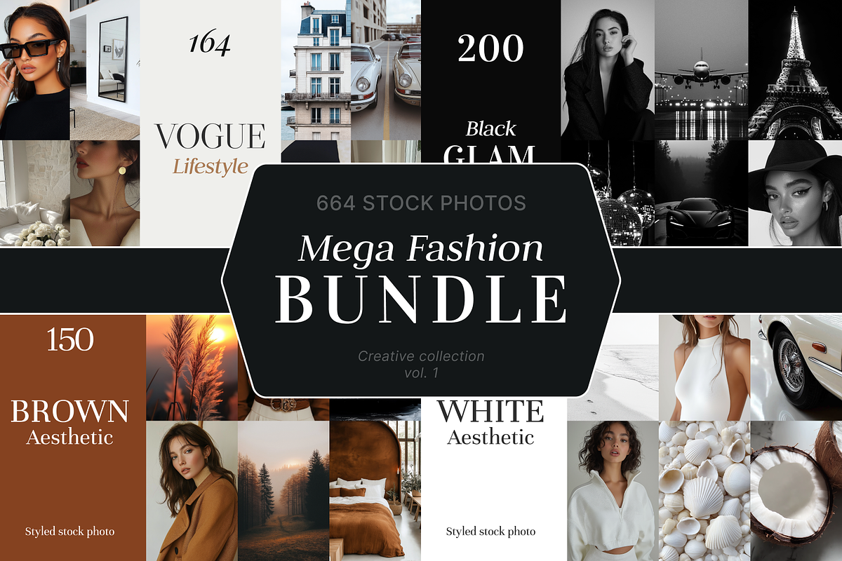 MEGA FASHION BUNDLE 664 Stock Photos, a Beauty & Fashion Photo by Digital Blood (Photo 1 of 5)
