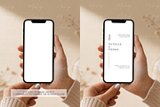 Minimalist Phone in Hands Mockup, a Product Mockup by TatiMockup (Thumbnail 2 of 3)