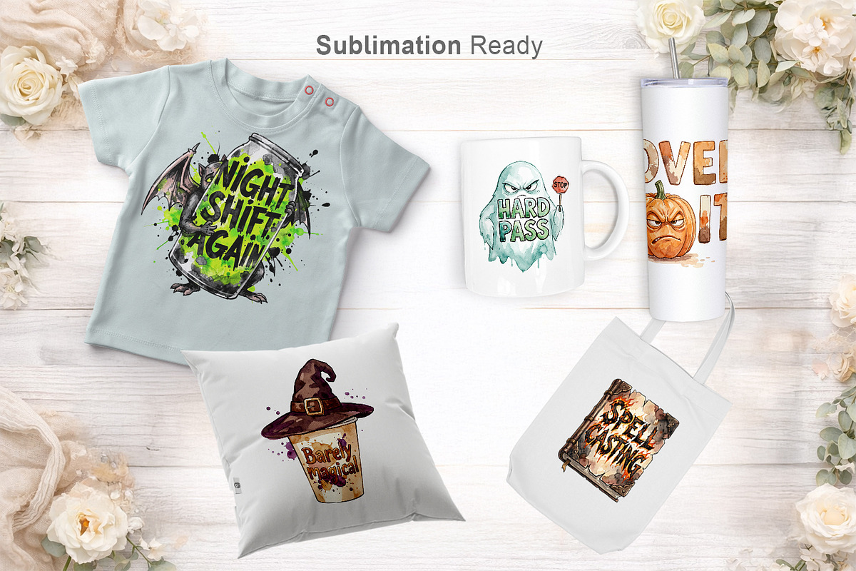 Sarcastic Halloween Sublimation, an Illustration by Artnoy (Photo 6 of 8)