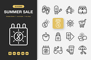 Summer Sale Icons, an Icon by Spacepixel Creative (Thumbnail 1 of 3)