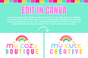 Colorful Boutique Logo - 3 Versions, a Branding & Logo Template by SunshineStudioBoutique (Thumbnail 3 of 10)