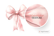 Cute Pink Coquette Bows, 5 PNG's, an Object Graphic by HaywireMedia & Mockups (Thumbnail 2 of 3)