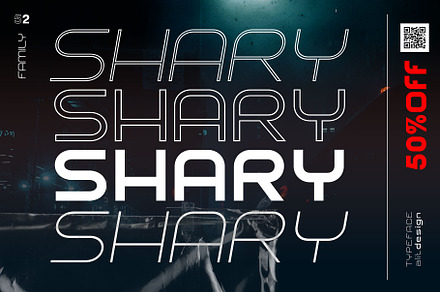 SHARY, a Font by alit design