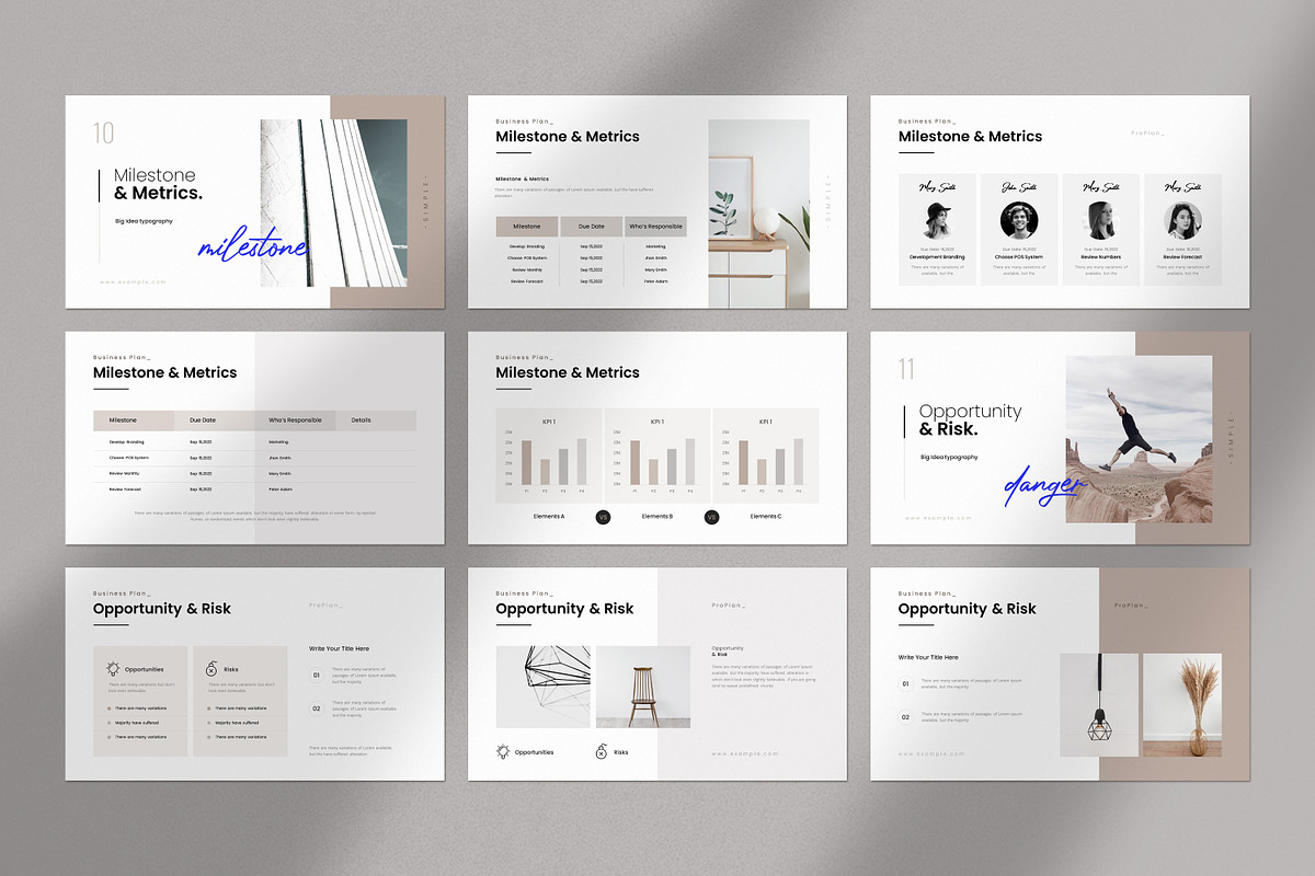 Business Plan PowerPoint Template, a Presentation Template by GoldenPixelStudio (Photo 18 of 27)