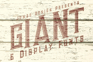 Giant - Vintage Style Font