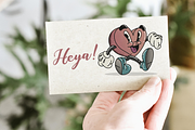 Cartoon Valentines Heart, an Illustration by Inkwell Supply Co (Thumbnail 9 of 10)