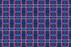 Digital Tech Seamless Pattern, a Pattern Graphic by Mightyfire