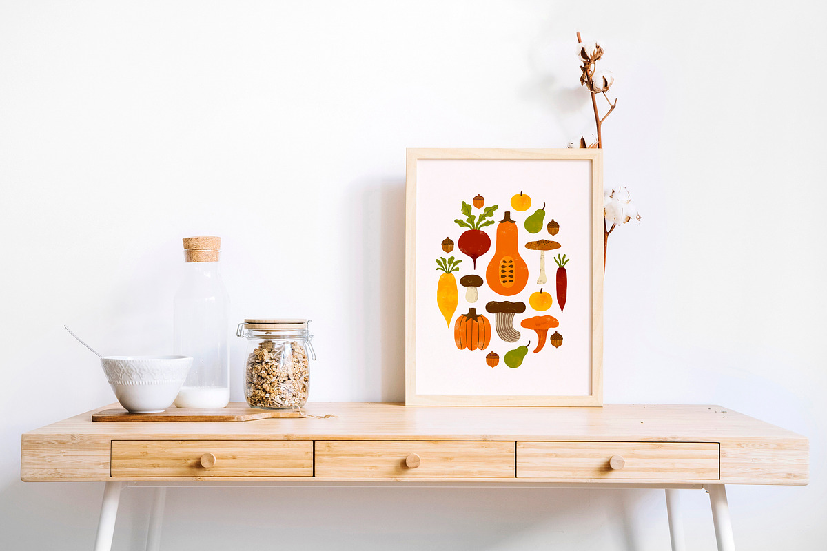 AUTUMN STORY Graphics Collection, an Animal Illustration by Katerina Osa (Photo 14 of 15)