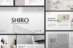 Shiro Google Slide Template