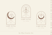 Lady Luna Pre-Made Logo Designs, a Branding & Logo Template by Olya Creative (Thumbnail 1 of 11)