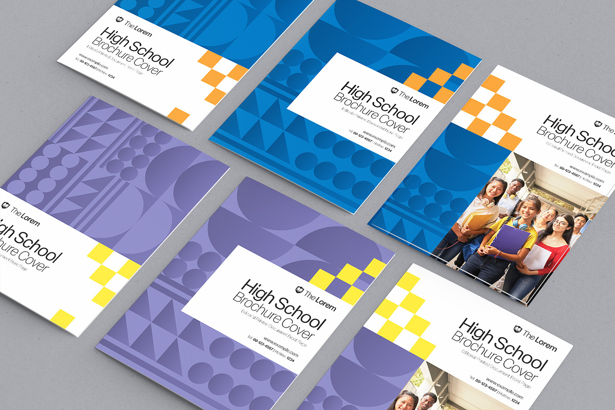 School Brochure Cover Template, a Brochure Template by BrandPacks (Photo 5 of 6)