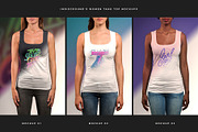 Women Tank Top Mockups, an Apparel Mockup by Indieground Design Inc. (Thumbnail 2 of 5)