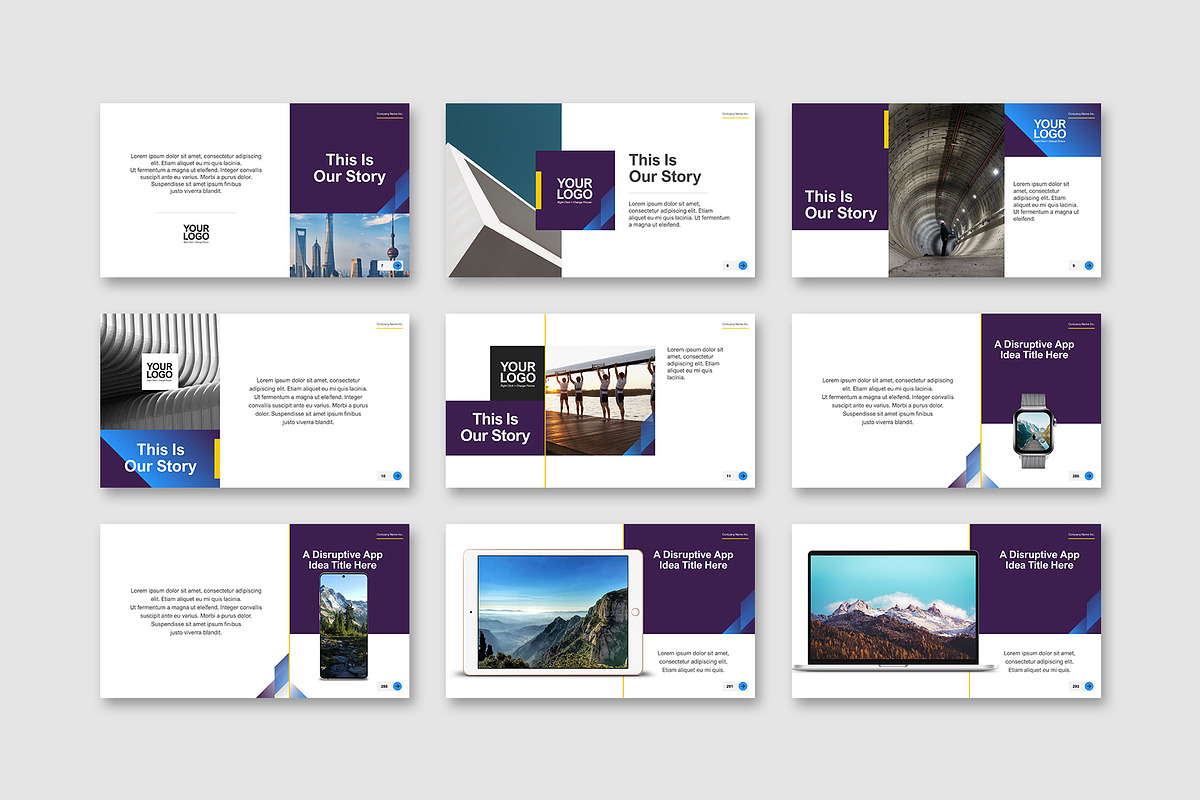 Meta Modern PowerPoint Presentation, a Presentation Template by Knockout Prezo (Photo 4 of 14)