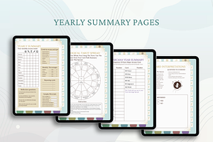 Boho Goodnotes Tarot Digital Planner