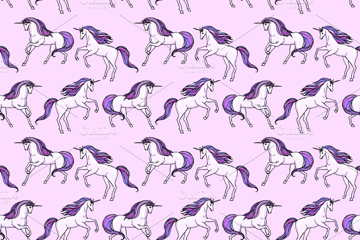 Four unicorn patterns preview 2