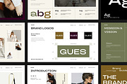 GUES Brand Guidelines Presentation T, a Presentation Template by Slide-Agency (Thumbnail 3 of 15)