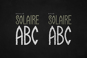 Solaire Typeface