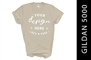 Gildan 5000 Mockup TShirt Bundle, a Shirt Mockup by lock and page (Thumbnail 6 of 22)