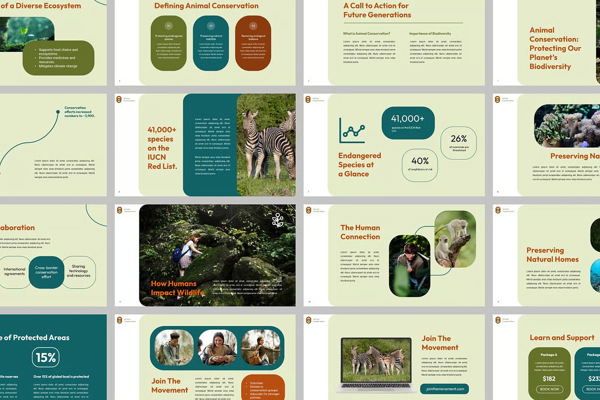 Animal Conservation Powerpoint, a Presentation Template by Fit-tee (Photo 2 of 2)