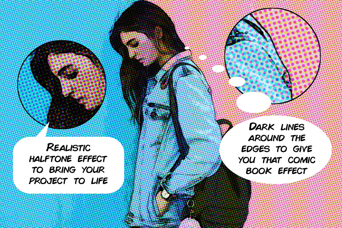 Comic Book Photoshop Action Kit, an Action Add-On by Dene Studios (Photo 2 of 14)