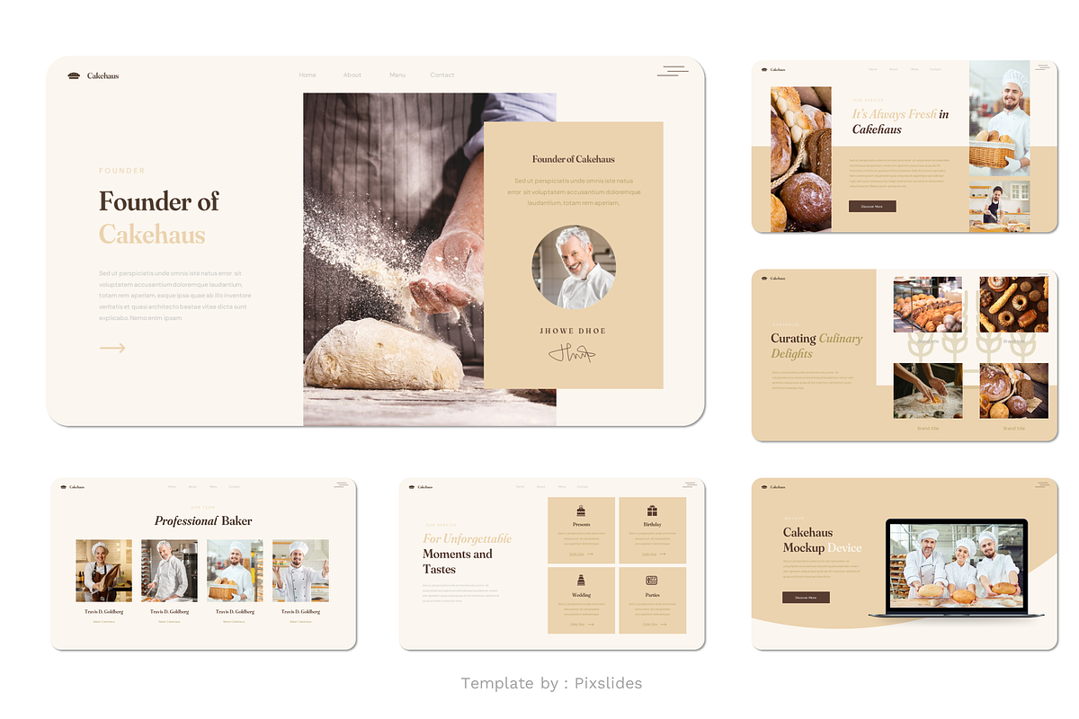 Bakery and Pastry Keynote, a Presentation Template by Pixslides (Photo 4 of 6)