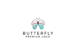 Simple Beauty Butterfly Logo Design, a Branding & Logo Template by AlvinStd