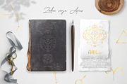Zodiac Signs and Constellation, an Object Illustration by Alisovna (Thumbnail 2 of 12)