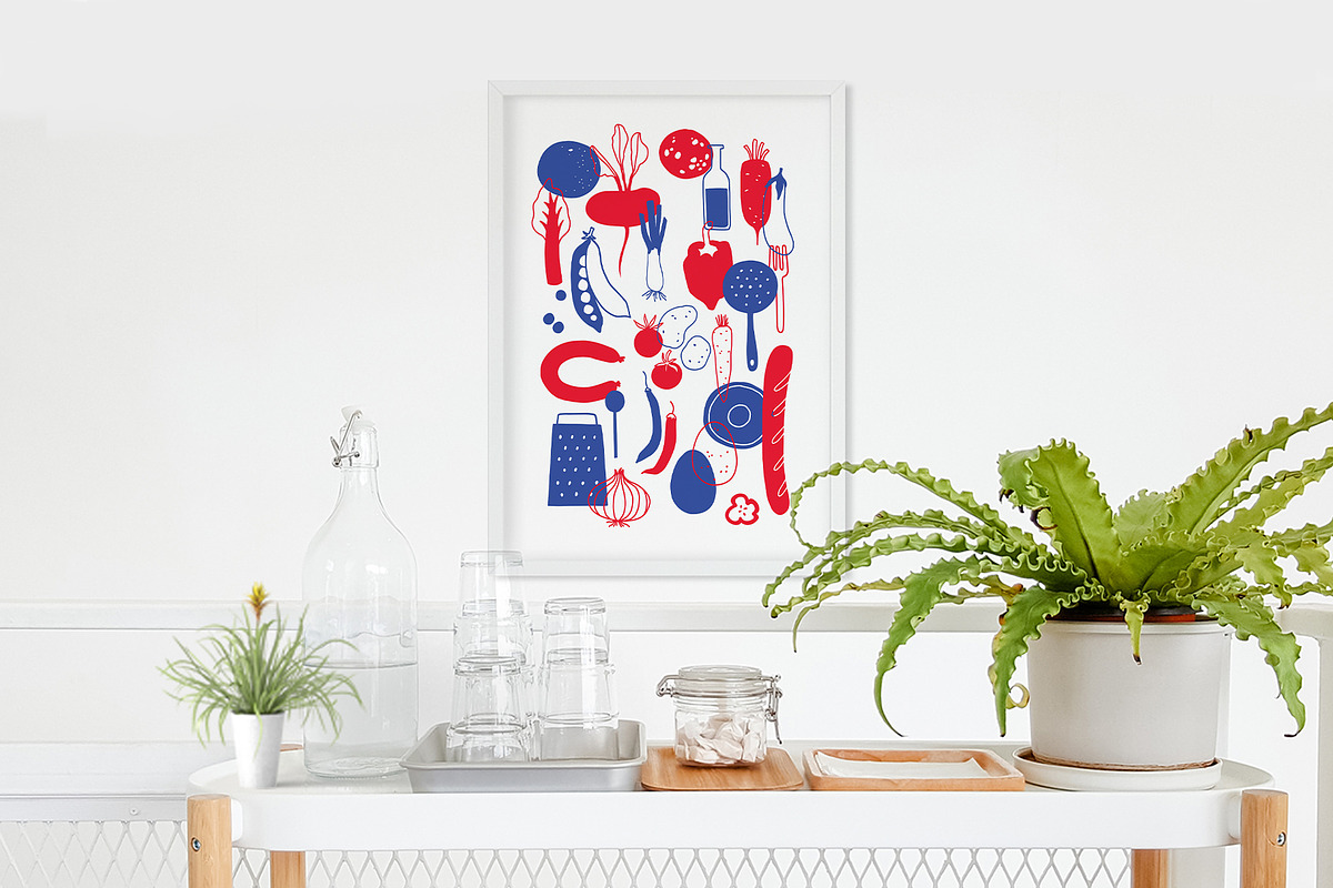 K I T C H E N graphic collection, a Decorative Illustration by Katerina Osa (Photo 8 of 10)
