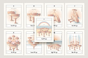 Tarot Card Templates - Minor Arcana, an Illustration by Polar Vectors (Thumbnail 5 of 15)