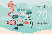 Mermazing Life 30% OFF!, an Animal Illustration by Anastasy_helter (Thumbnail 3 of 21)