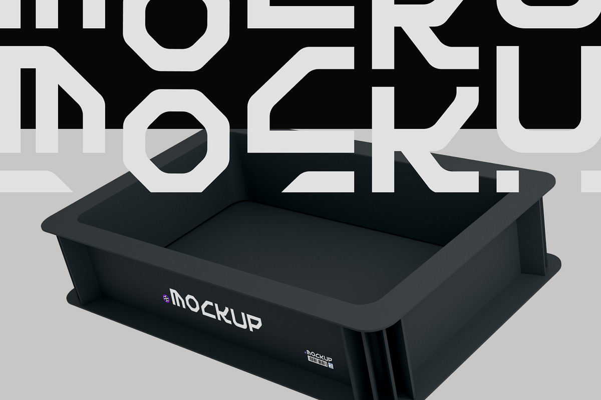 Storage Bin Mockup, a Household Mockup by hiddemaru (Photo 3 of 4)