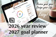 2026 Review & 2027 Planner Template, a Presentation Template by PSD templates and Photos (Thumbnail 1 of 8)