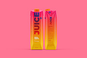 Juice Mockup Tetra Prisma 1000ml, a Packaging Mockup by easymock (Thumbnail 8 of 10)