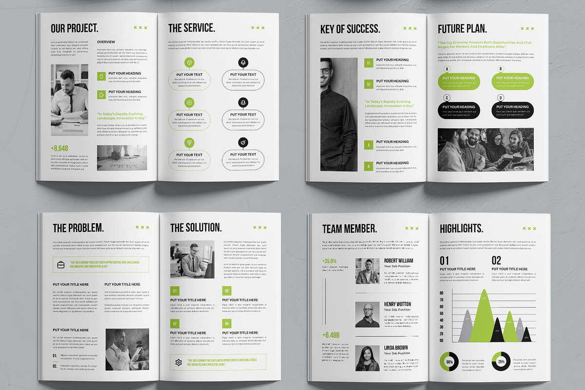 White Paper Template, a Brochure Template by MightyDesign (Photo 2 of 6)