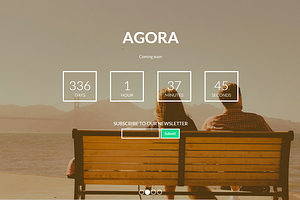 Agora - Coming Soon Template