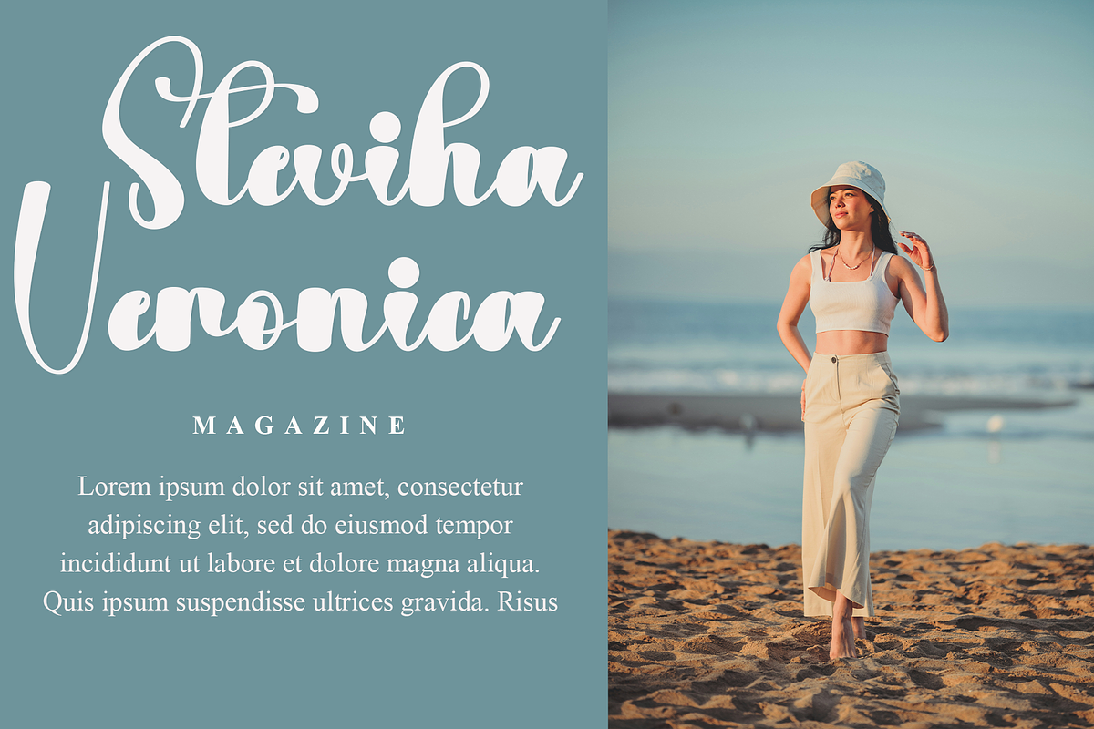 Stylish January, a Handwritten Font by InermediaSTUDIO (Photo 8 of 8)