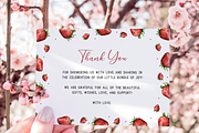 Berry Thank You Card for Baby Shower, an Invitation Template by Digital_Mind (Thumbnail 5 of 5)