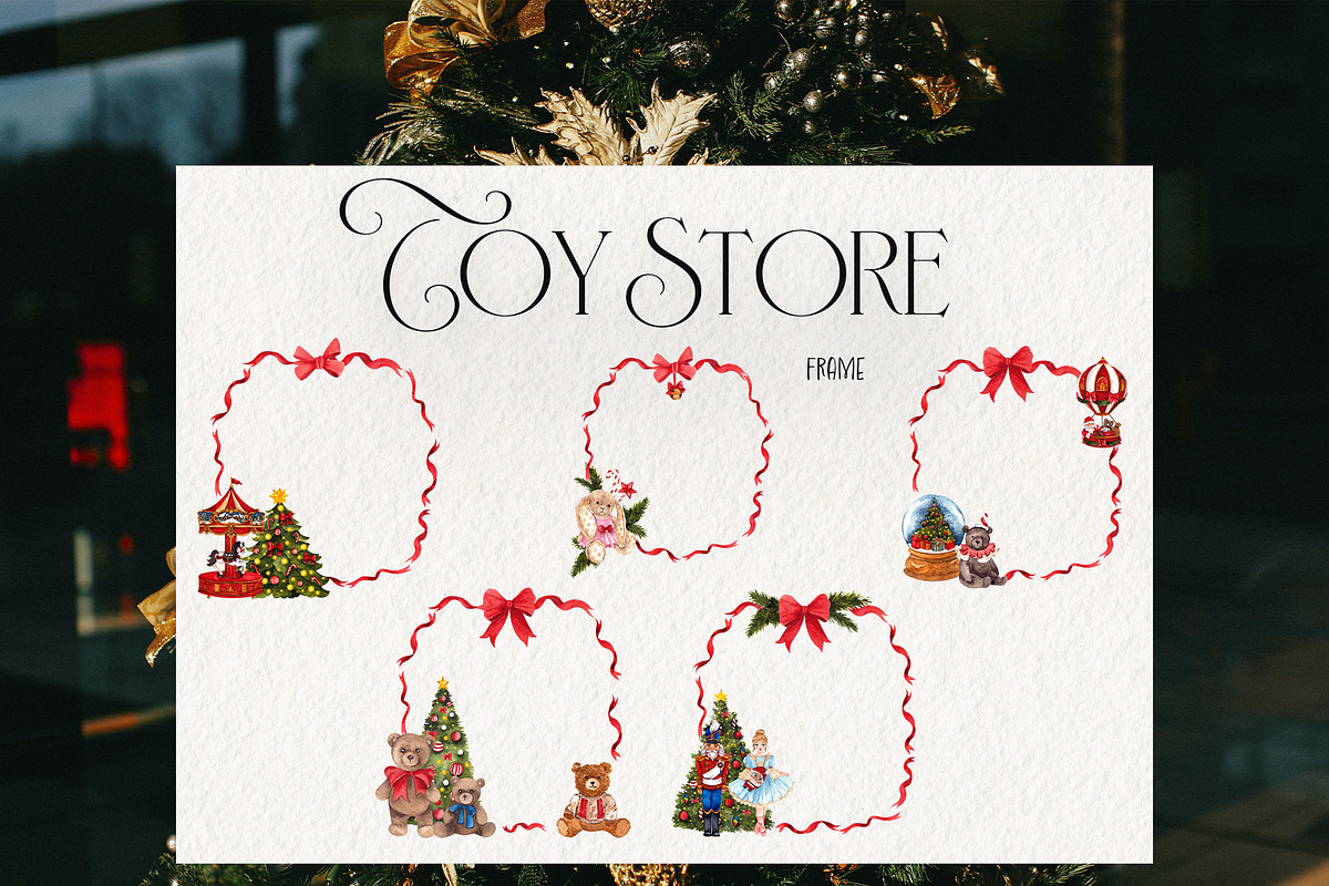 Toy Store. Christmas graphic., an Object Illustration by ma_i_vi (Photo 12 of 12)