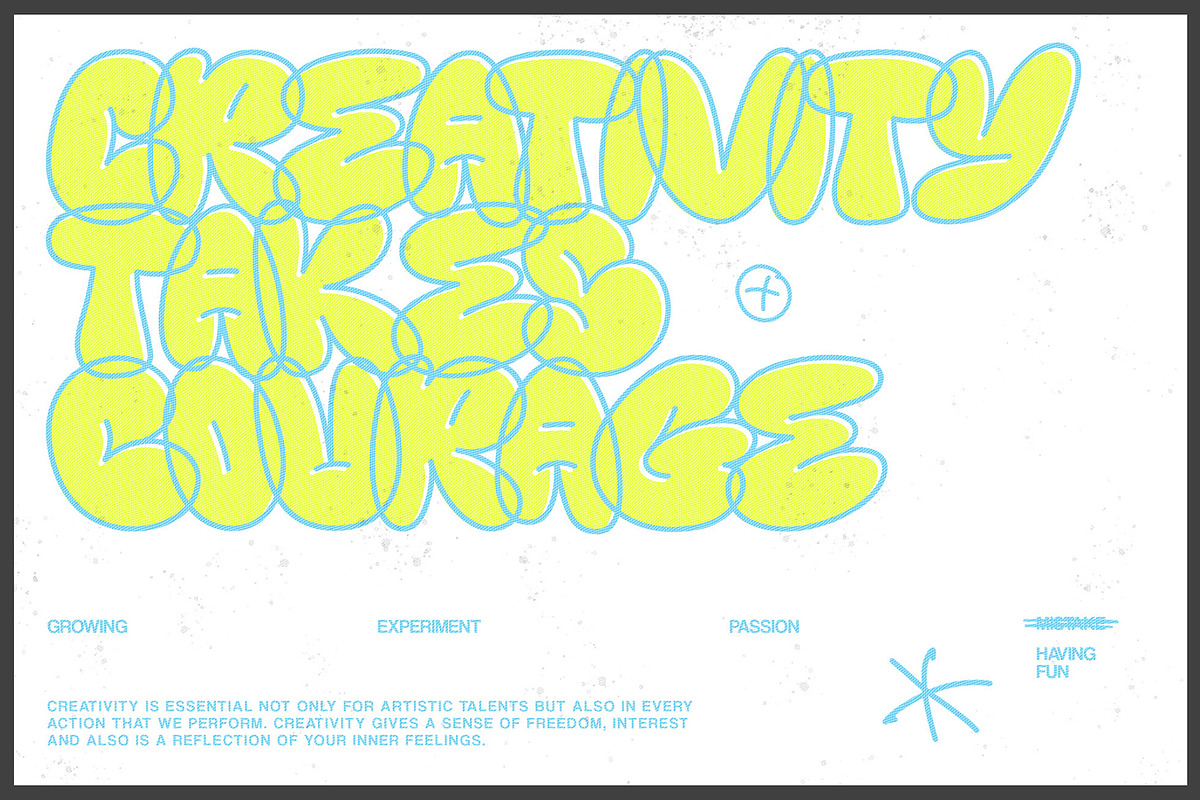 KNERD Bubble Font, a Handwritten Font by Any-Type® Foundry (Photo 7 of 11)