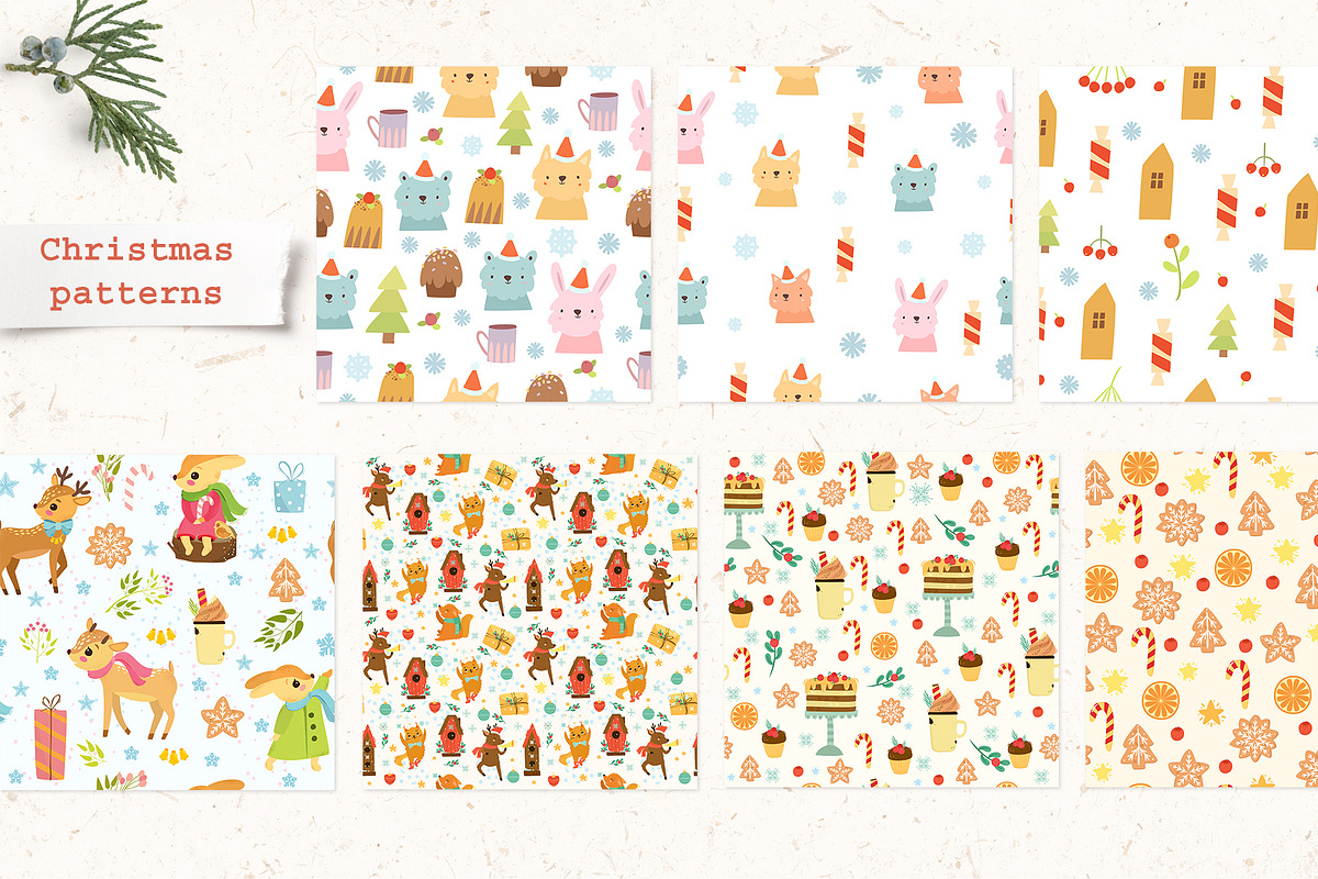 Kids patterns. Bundle patterns., a Pattern Graphic by Lesya Skripak (Photo 8 of 15)