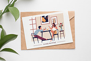 Morning routine of young couple, a Person Illustration by Good Studio (Thumbnail 3 of 3)