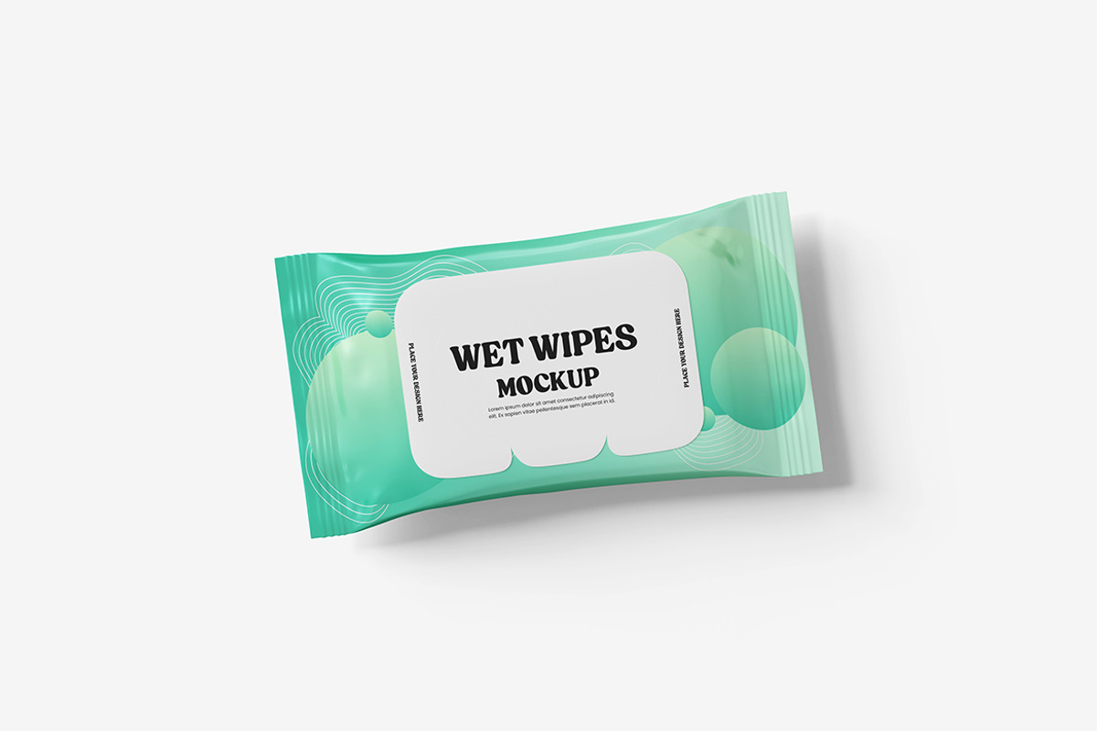 Wett Wipes Mockup, a Product Mockup by Indah (Photo 6 of 6)