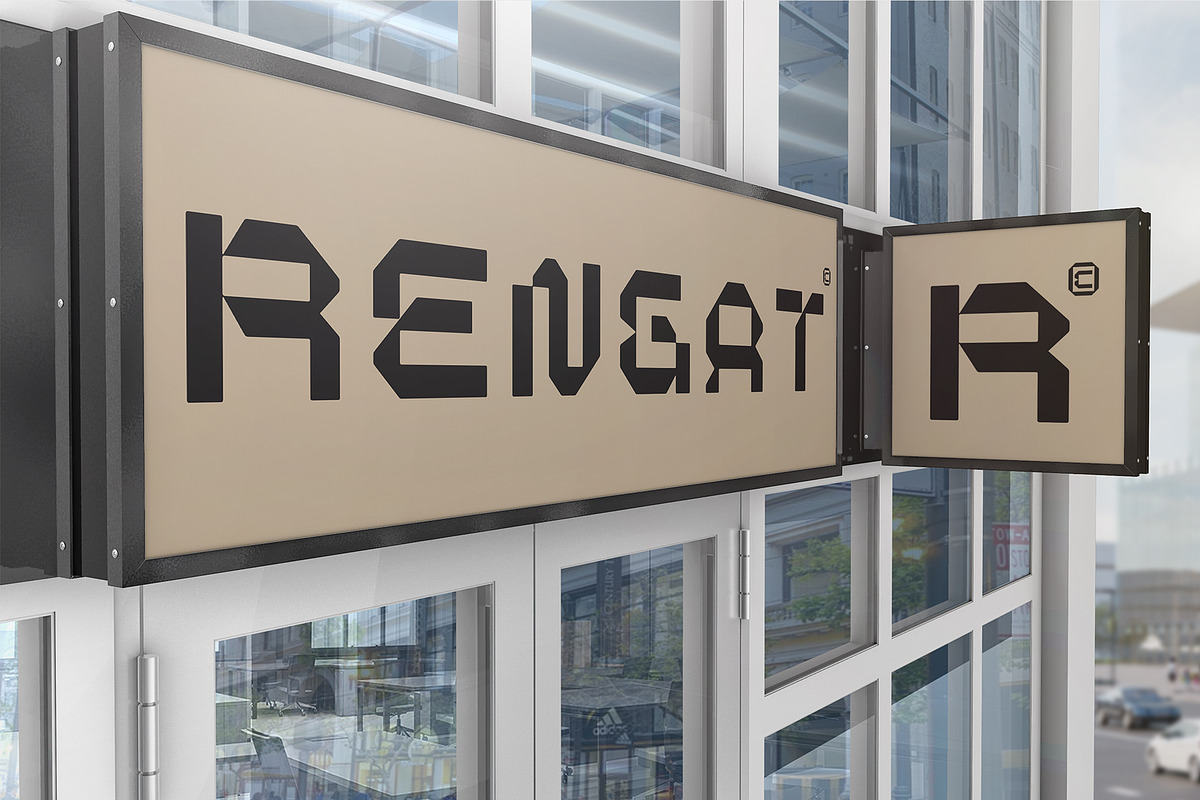 Rengat Mono - Modern Monospace Font, a Sans Serif Font by Drizy (Photo 9 of 10)