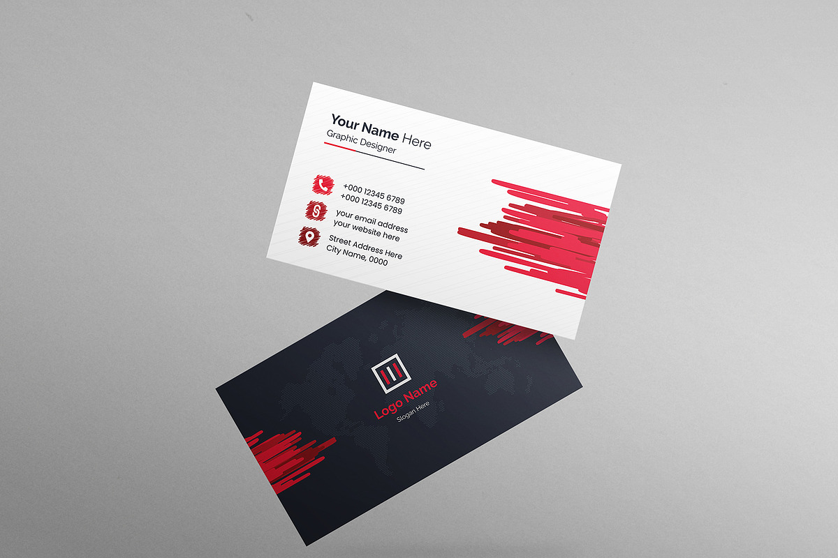 Business Card Design Template, a Business Card Template by mijli (Photo 12 of 12)