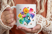 Faux Yarn Autism Puzzle Floral Shirt, an Illustration by designcity5 (Thumbnail 6 of 9)