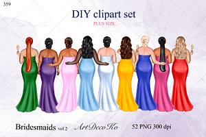 Bridesmaids Plus Size Art