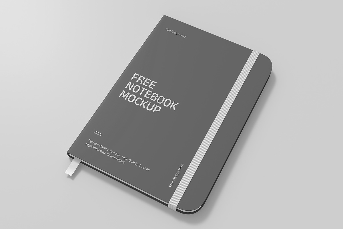 Notebook Mockup with Elastic Band, a Product Mockup by graphypix (Photo 3 of 4)