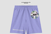 Misty shorts pants mockup, a Bottom Mockup by Barmecide Mockup Studio (Thumbnail 2 of 3)