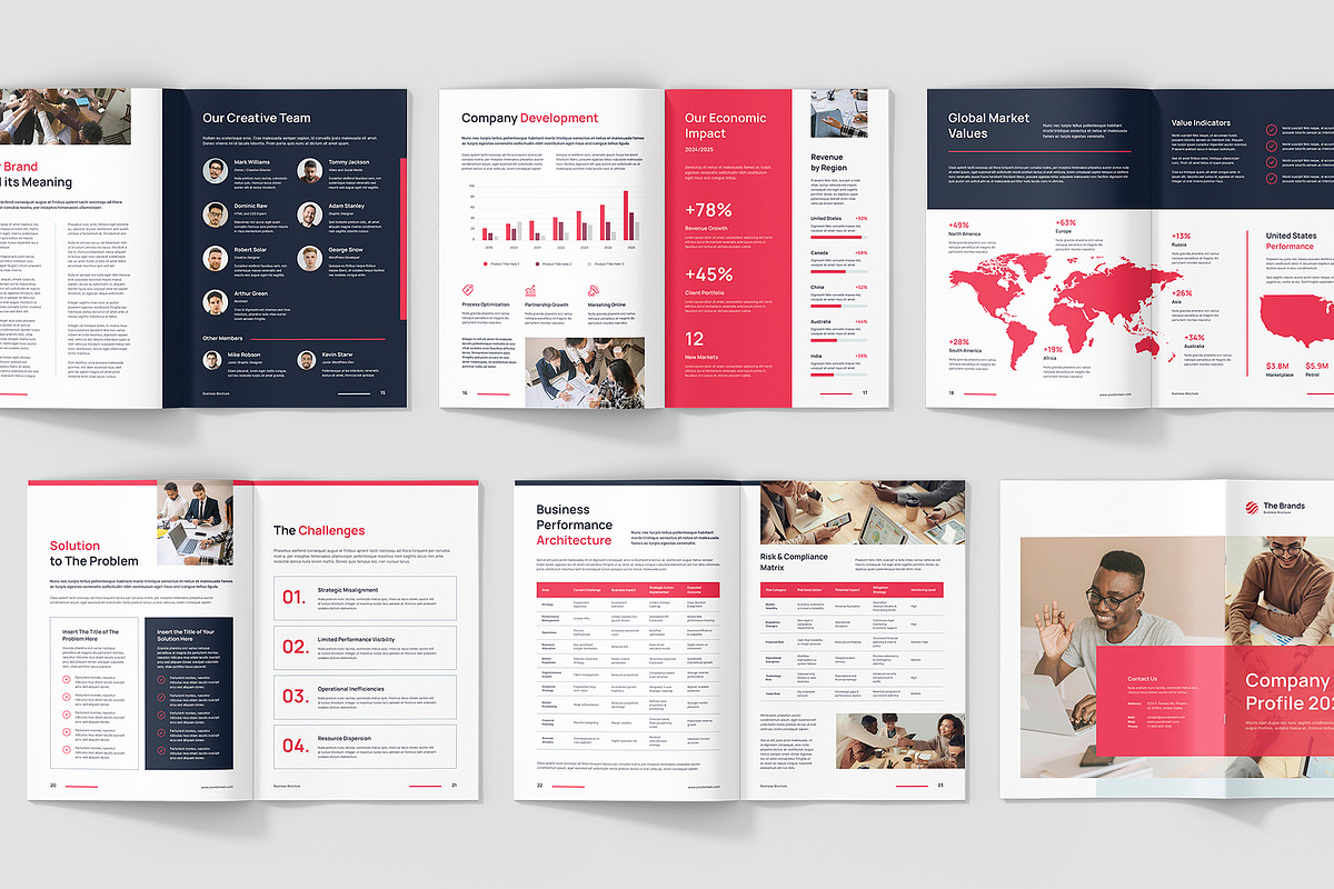 Business Brochure Company Profile, a Brochure Template by artbart (Photo 5 of 9)