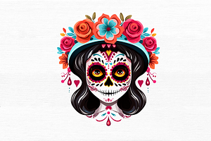 Dia De Los Muertos Skeleton Clipart